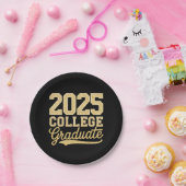 2025 College Afstuderen Afstuderen Senior School Papieren Bordje (Feest)