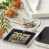 2025 College Afstuderen Afstuderen Senior School Sleutelhanger (Voorkant Rechts)