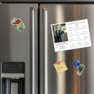 2025 Corporate Magnetische Fotokalender - Wit