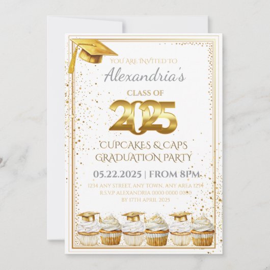 2025 Cupcakes & Petten Afstuderen Kaart (Voorkant)