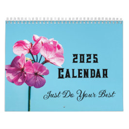 2025 Doe gewoon je beste bloemenkalender Kalender