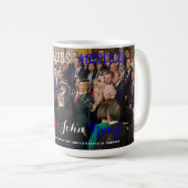 2025 Donald Trump legt eed af op Kantoor Koffiemok (Voorkant rechts)