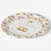 2025 Donuts and Degrees Afstuderen Papier Bord (Gekanteld)