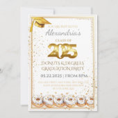 2025 Donuts and Degrees Afstuderen Uitnodiging (Voorkant)