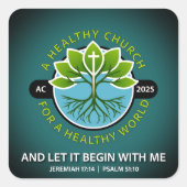 2025 DSAC-Stickers Vierkante Sticker (Voorkant)