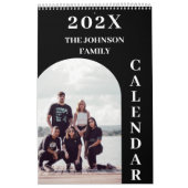 2025 Eenvoudig Modern Custom 14 Foto's Familie Kalender (Hoes)