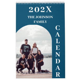 2025 Eenvoudig Modern Custom 14 Foto's Familie Kalender