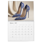 2025 élégant Calendrier Imaginaire Chaussures (Feb 2027)