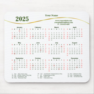 2025 Elegant voor zakelijke Muismat