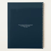 2025 Elegante Chic Moody Boho Planner (Achterkant)