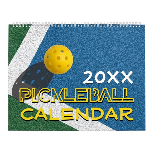 2025 Elk jaar PICKLEBALL Kalender (Hoes)