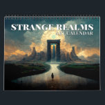 2025 Étranges royaumes 1 Imaginaire Art Calendrier<br><div class="desc">Voici notre calendrier mural "Strange Realms", votre passeport pour un voyage d'une année à travers des paysages enchanteurs et d'autres mondes! Perdez-vous dans la beauté fascinante des royaumes fantastiques qui défient l'imagination. Ce calendrier méticuleusement arrangé présente 12 illustrations époustouflantes, chacune capturant l'essence d'un monde unique et surréaliste. Chaque mois, vous...</div>