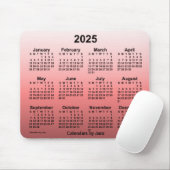 2025 Faded Rode Kalender door Janz-Muismat Muismat (Met muis)