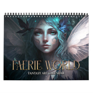 2025 Faerie World 2 Fantasy Kunstkalender Kalender
