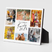 2025 Familie Aangepaste Fotocollage Fotoplaat (Zijkant)