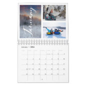 2025 Familie Custom Photo Collage Kalender (Jan 2026)