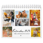 2025 Familie Custom Photo Collage Kalender (Hoes)