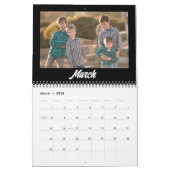 2025 Familiefoto Modern Minimalist Kalender (Mar 2026)