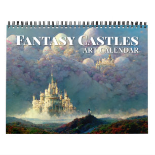 2025 Fantasy kastelen Kunstkalender Kalender