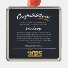 2025 Filippenzen 1:9-11 Christelijk Metalen Ornament