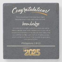 2025 Filippenzen 1:9-11 Christelijk Stenen Onderzetter