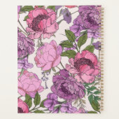 2025 Floral Line Art Monthly Planner (Achterkant)