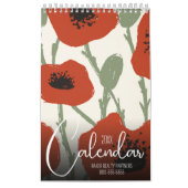 2025 Floral Small Kalender (Hoes)