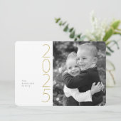 2025 Foto Nieuwjaar Kaart (Staand voorkant)