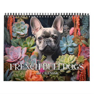 2025 Franse Bulldog kunstkalender Kalender