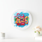 2025 Gelukkig Nieuwjaar Grote Klok (Huis)