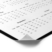 2025 Gomez Mill Muur Kalender Poster (Hoek)