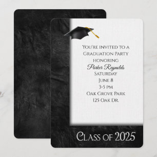 2025 Graduation Party Leather Lijst Kaart
