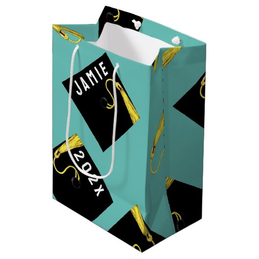 2025 Graduation - Sac cadeau moyen (Devant Angle)
