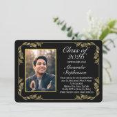 2025  grens Formeel Afstuderen Foto Kaart (Staand voorkant)