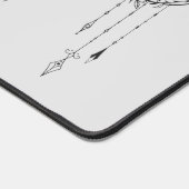 2025 Grijze Maankalender Bureaumat (Hoek)