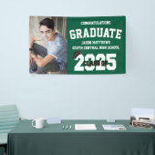 2025 Groen Afstuderen Banner met Pet (Beurs)