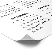 2025 Handsome Blue Jay Poster Kalender (Hoek)