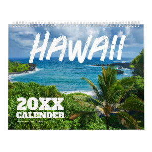 2025 Hawaii Schilderachtig wandkalender Kalender