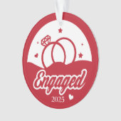 2025 Het begin van Forever Personalized Ornament (voorkant)