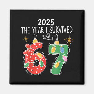 2025 Het Jaar Dat Ik Knap Gesurvived Heb 67 Lichte Magneet