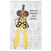 2025 Hey Gurl Calendrier de 12 mois (Mar 2027)