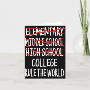 2025 High School Afstuderen - Funny High School GR Kaart