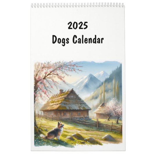 2025 Hondenras Fun Animals Kalender (Hoes)