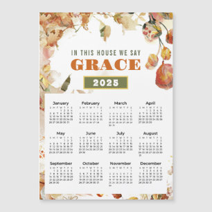 2025 In dit Huis zeggen we Grace magnetische kalen