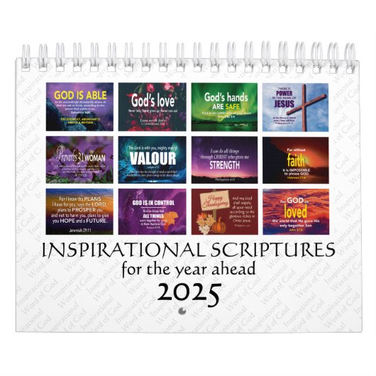 2025 INSPIREREND GESCHRIFTEN Christelijke Bijbel Kalender (Hoes)