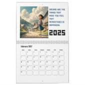 2025 Inspirerend Wijsheid Animatie Muurkalender Kalender (Feb 2027)