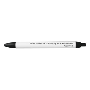 2025 Jaar Tekst JW Zwarte Inkt Pen