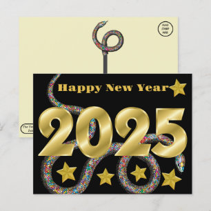 2025 jaar van de slang briefkaart