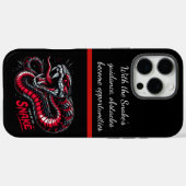 2025: Jaar van de Slang Case-Mate iPhone Case (Achterkant (horizontaal))