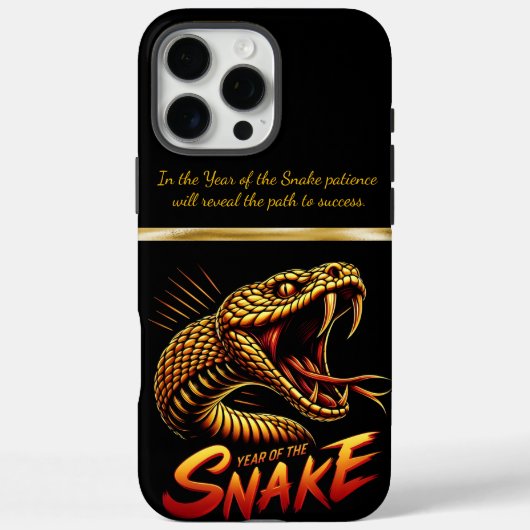 2025: Jaar van de Slang Case-Mate iPhone Case (Achterkant)